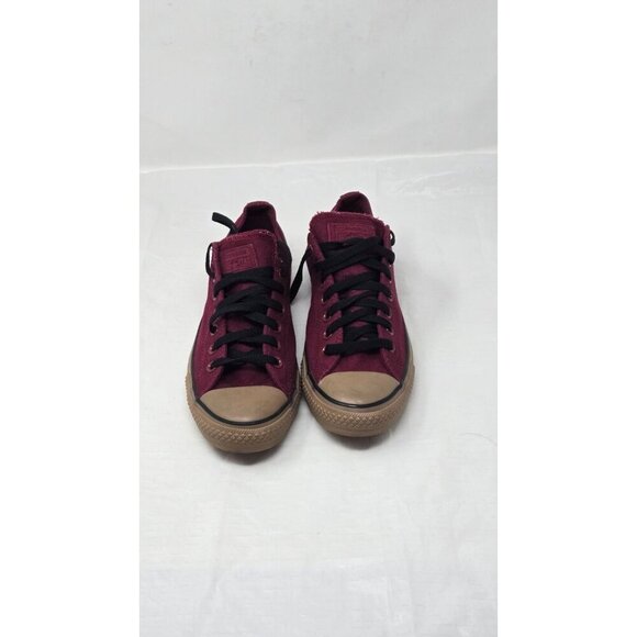 Converse All Star Burgundy Red Low Top Sneakers Women 's 10.5 Men's 8.5 - Picture 3 of 10